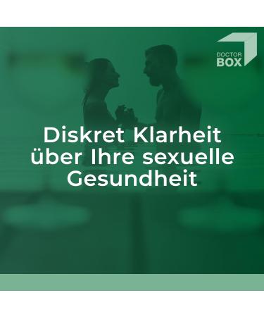 Doctorbox 4-in-1 STD Test | Accurate Home Urine Test for Men & Women | Chlamydia Trichomonas Mycoplasma | Lab Analysis Included - Buy Online on GoSupps.com