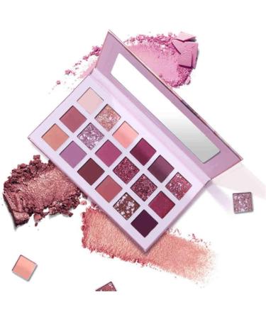New Nude Eyeshadow Palette 18 Colors Matte Shimmer Glitter Multi-Reflective Shades Ultra Pigmented Complexion Eye Shadow Makeup (A) - Buy Online on GoSupps.com