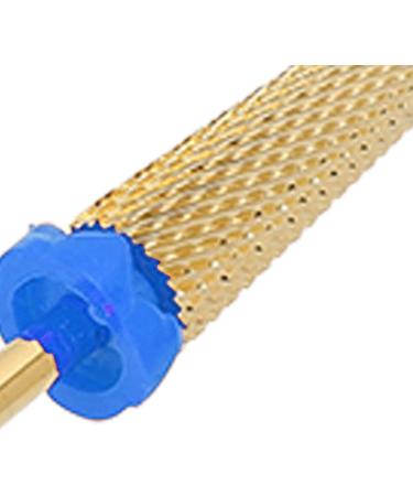 Nail Drill Bit Gold Nail Gel Tip Multipurpose Quick Sanding with Storage Box for Beauty Salon (133#-M) - Buy Online on GoSupps.com