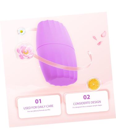 Ipetboom Facial Ice Roller Ice Rollers for Your Face Ice Roller for Face and Eye Skin Care Roller Ice Cube Face Roller Facial Roller Face Ice Roller Skin Care Face Massage Tools Ice Globes 11.4x6.5cm Purple - Buy Online on GoSupps.com