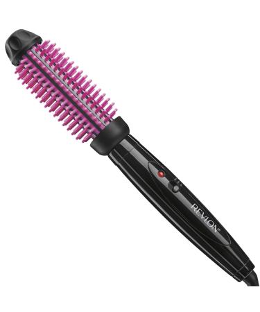 Revlon Silicone Bristle Heated Hair Styling Brush, Black, 1 inch barrel - Buy Online on GoSupps.com