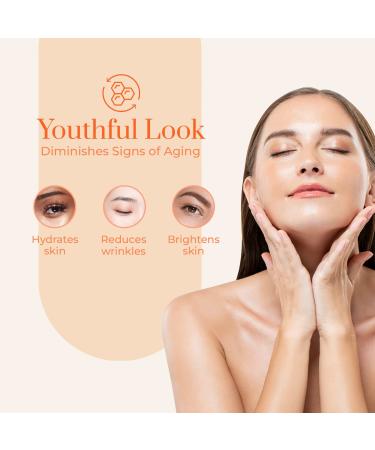 Clear Beauty Vitamin C & Collagen Face Serum: Reduce Dark Spots & Wrinkles, Moisturizing Anti-aging Brightening Facial Serum - Cruelty Free Korean Skincare - Buy Online on GoSupps.com