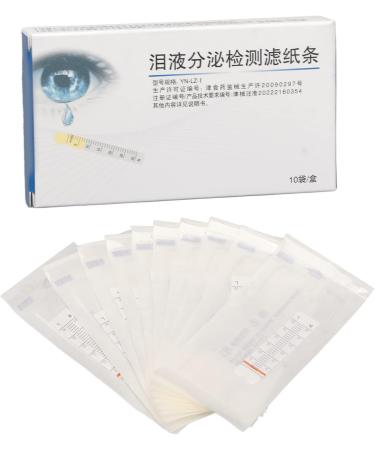 10Pcs Schirmer Test Schirmer Tear Test Tear Secretion Test Strips For Tear Strips Graduated Schirmer For Diabetes Blood Test Strips Strip Professional Portable Secretion Disorders - Buy Online on GoSupps.com