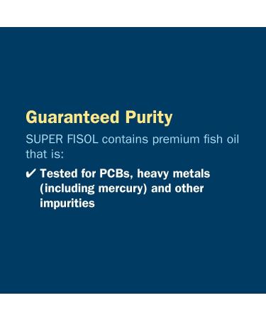 Nature's Way Super Fisol Fish Oil | Enteric Coated 180 Softgels - Premium Omega-3 Supplement - Buy Online on GoSupps.com