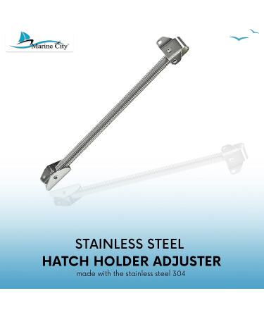 MARINE CITY 304 Stainless Steel Hatch Holder Adjuster for Yachts, Campers, Hatches, Doors - 8-7/16 Inches - Pack of 1 - Buy Online on GoSupps.com