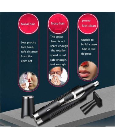 Professional Ear and Nose Hair Trimmer - Rechargeable Waterproof Painless Hair Clipper for Men & Women - Buy Online on GoSupps.com