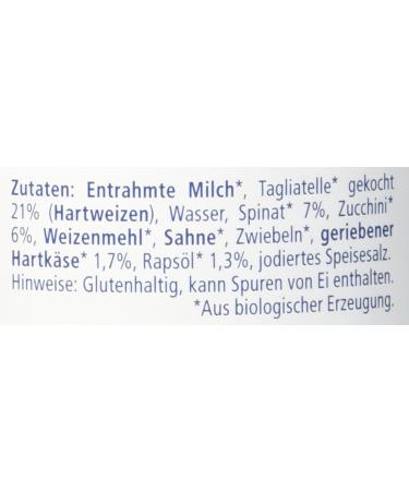 Hipp Pasta Bambini Tagliatelle with Spinach & Cheese Sauce - 6 Pack (6 x 250g) - Organic Baby Food for International Shipping - Buy Online on GoSupps.com