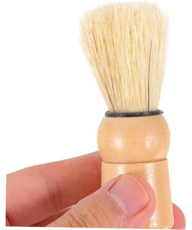 Minkissy H101 Wooden Bearing Brush for Men | Pig Bristle Beard & Hair Brush | Perfect Gift for Shaving & Grooming - Buy Online on GoSupps.com