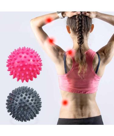 4-Piece Massage Ball Set - Nalcy Angel Ball & Hedgehog Ball for Foot Back & Hand Myofascial Massage (Pink Black) - International Shipping Available - Buy Online on GoSupps.com