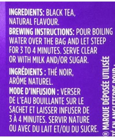 Tetley Black Currant Black Tea - 24 Tea Bags 48 Grams Contains Caffeine BlackCurrantSpecialtyTea - Buy Online on GoSupps.com