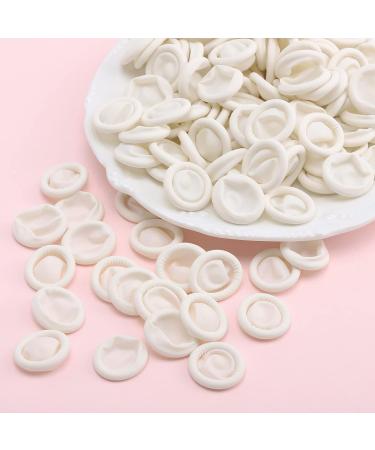 300x Medium Latex Finger Cots - White Disposable Rubber for Injured/Cracked Finger Sports - Buy Online on GoSupps.com