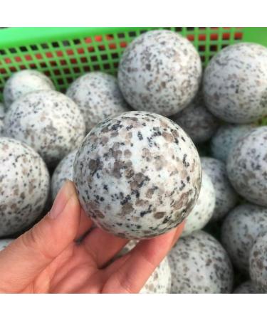 Crystal 45-55mm Natural Beautiful Sky Sand Blue Stone Ball ningxiao - Buy Online on GoSupps.com