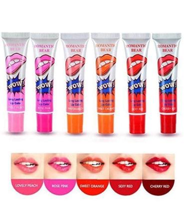 FENGZHAO Tattoo Magic Lip Stain Set - 6 Long Lasting Matte Colors for Women - Buy Online on GoSupps.com