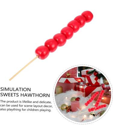 Warmhm 10 Pcs Simulated Candied Haws Snacks Fruit Toy Chinese New Year Party Favor Artificial Candy Sugar Coated Haws Toy Candied Preserved Haws Toys Foam Chinese Style Hawthorn Toddler - Buy Online on GoSupps.com