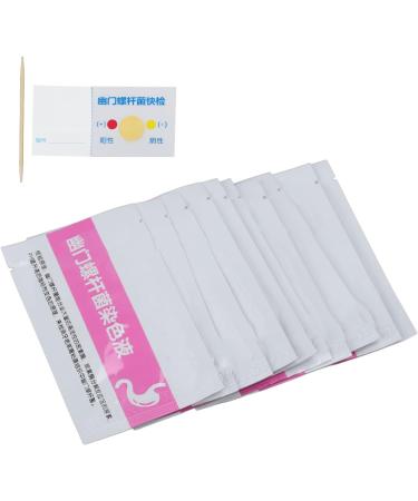 Helicobacter Pylori Test Kit - Professional 10pcs H Pylori Test Paper Set - Portable Tool for Detecting H Pylori in Gut - Home, Travel, Hospital - Buy Online on GoSupps.com