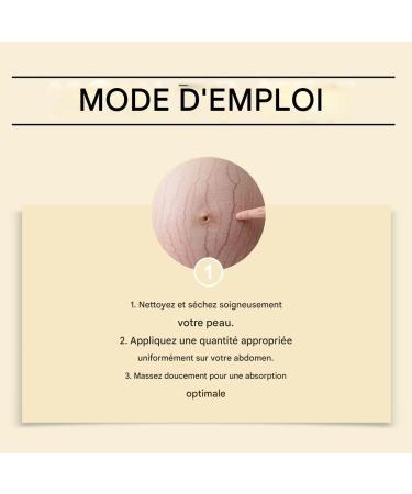 Stretch Mark Cream Pregnancy Belly | 50g Postpartum Abdomen Care | Nourishing Moisturizer Skin Care Maternity | For Pregnant Women and After Childbirth - Buy Online on GoSupps.com