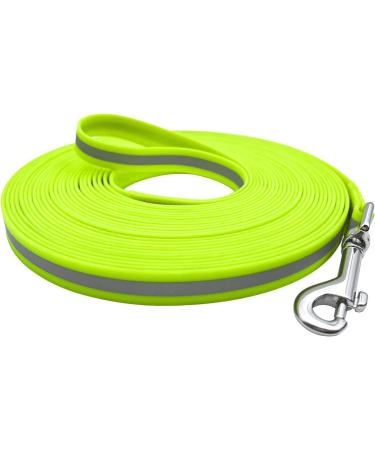 Laroo 10m Reflective PVC Dog Leash - Waterproof Drag Line for Small & Large Dogs | Night Walking Training Lead - Green - Buy Online on GoSupps.com
