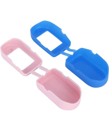 Buy Socobeta Wear-Resistant Oximeter Cover | High-Quality Silicone Fingertips Protector - Blue & Pink | Ideal for Home & Travel | International Shipping - Buy Online on GoSupps.com