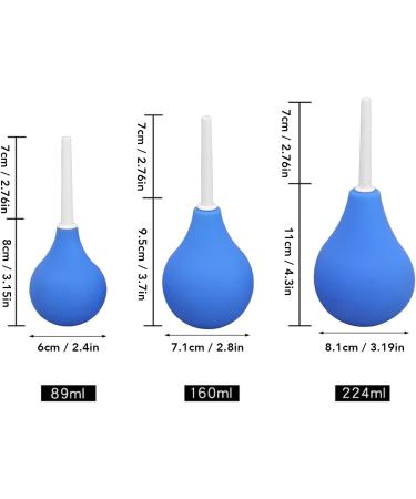 Atyhao Inlet Pear Kit - Reusable Anal Cleaner with Disposable Hose for Women's Daily Body Cleaning - 89ml Blue - Buy Online on GoSupps.com