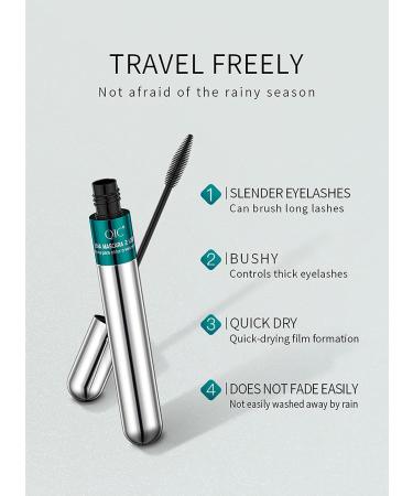 4D Silk Fiber Lash Telescopic Mascara - Sensitive Eyes, Waterproof, Smudge Proof, Cruelty Free - Buy Online on GoSupps.com