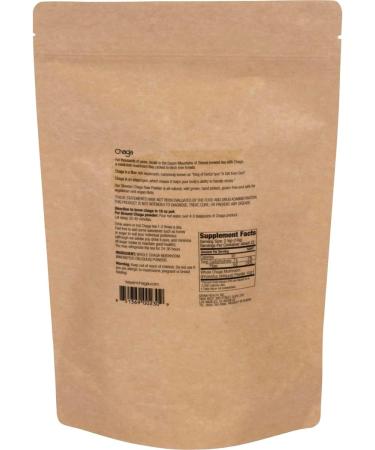 Sayan Siberian Raw Ground Chaga Powder 8 oz | Wild Forest Mushroom Tea | 226 g (Pack of 1) - Buy Online on GoSupps.com