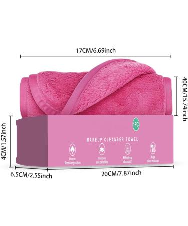 Makeup Removal Cleaning Cloth | Makeup Cleansing Cloth | Makeup Cloth Remover | Ultra Absorbent Gentle on Skin Perfect for Daily Use or Travel Presents for Makeup Enthusiasts - Buy Online on GoSupps.com