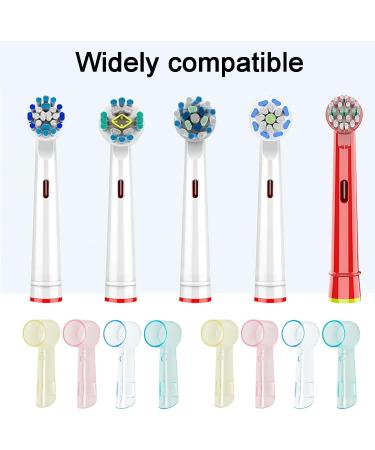 GEKERCHIP 8-Piece Toothbrush Covers Set | Electric Toothbrush Caps & Travel Protective Cases | Multicolored - Buy Online on GoSupps.com