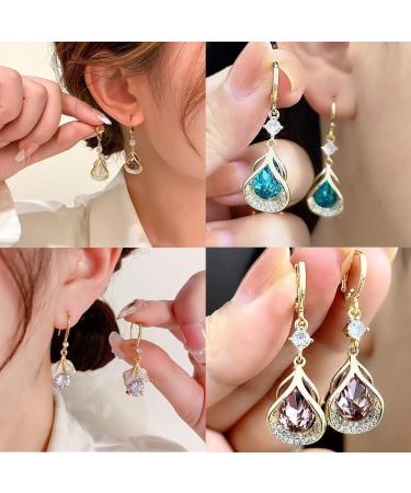 2024 NEW Lymphflow Magnetogen Earrings Lymphatic Magnetotherapy Germanium Earrings Halolux Lymphvity Magnetic Therapy Acupuncture Earrings Lymph Drainage Earrings Jewelry For Women Purple - Buy Online on GoSupps.com