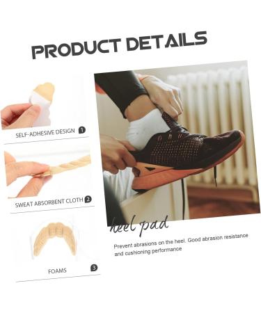 FRCOLOR 3 Pairs Heel Wear Pads - Anti-Slip Cushions for High Heels | Ladies Shoe Grips & Back Liners | Non-Slip Insole - Assorted Colors - Buy Online on GoSupps.com