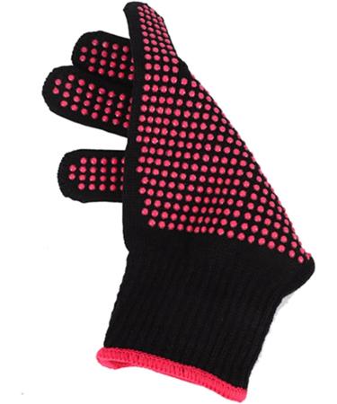 Dewedrt Double-Sided Hair Straightener Curling Tong Hairdressing Heat Finger Gloves Hair Salon Tools Outdoor Barbecue Gloves - Buy Online on GoSupps.com