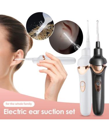 Child Silicone Electric Ear Scoop 5-in-1 Safety Painless Earwax Remover - Cordless Vacuum Ear Wax Cleaning Tool - Buy Online on GoSupps.com