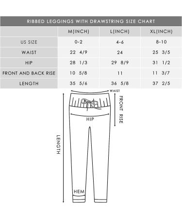 BIUBRA Black Seamless Ribbed Drawstring Leggings | High Waisted Butt Lifting Yoga Pants - Buy Online on GoSupps.com