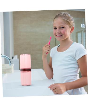 Portable Travel Washing Cup & Toothpaste Storage Case - Perfect Travel Accessory for Body Care - 20.5x7x7cm Red - Buy Online on GoSupps.com