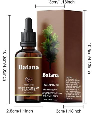 Batana Natural Hair Growth Oil Moisturizing Repairing Treatment for Damaged Hair Anti-Frizz Deep Penetrating Soothing Softening and Silky Scalp - Buy Online on GoSupps.com