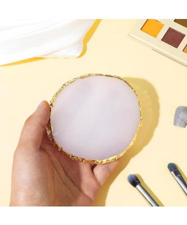 Resin Nail Art Palette - Gilded Edge Color Mixing Tray for DIY Nail Gel & Polish Display | Premium Nail Art Supplies - Buy Online on GoSupps.com