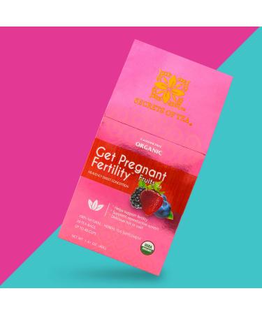 Organic Fertility Tea for Women - Red Raspberry Leaf & Vitex Blend - 20 Count - 100% Natural - Up to 40 Servings - Buy Online on GoSupps.com