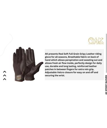 Buy AK Summer Riding Gloves - Soft Leather & Breathable Mesh Solar Tech Black/Brown XL | International Shipping - Buy Online on GoSupps.com