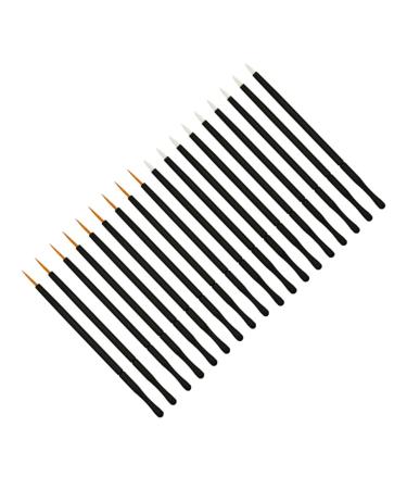 BIUDECO 100pcs Gel Eyeliner Brush White Eye Liner Eye Makeup Tools Liquid Eyeliner Eye Shadow Brush Make up 10*0.5cm As Shown