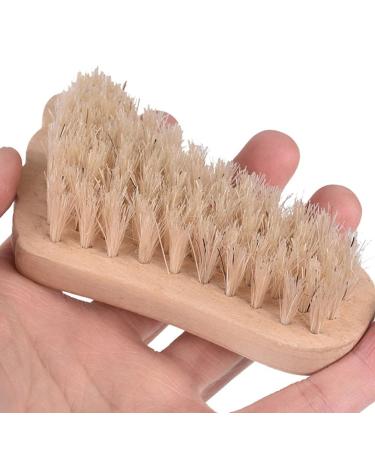 Lurrose Professional Nail Brush - Wood Hand Peeling Brush for Toes & Fingernails | Manicure & Pedicure Cleaning Tool | Nail Art Essentials - Buy Online on GoSupps.com
