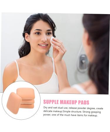  MERRYHAPY MERRYHAPY Face 4 Pieces Triangular Makeup Remover Puffs Triangular Puffs Dry And Wet Puffs Wet And Dry Puff Double Sided Triangle Powder Pu Woman - Buy Online on GoSupps.com