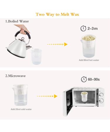 Nose Wax 100g Kit for Men & Women | Easy, Quick & Painless Hair Removal with 30 Safe Tip Applicators | Long-Lasting Results (15-20 Uses) - Buy Online on GoSupps.com