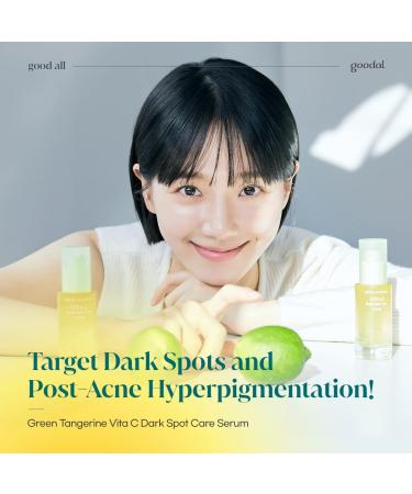 Goodal Green Tangerine Vitamin C Serum for Sensitive Skin | Anti-Aging Acne Scars Fine Lines Hyperpigmentation Treatment (40ml) - Shop Now - Buy Online on GoSupps.com