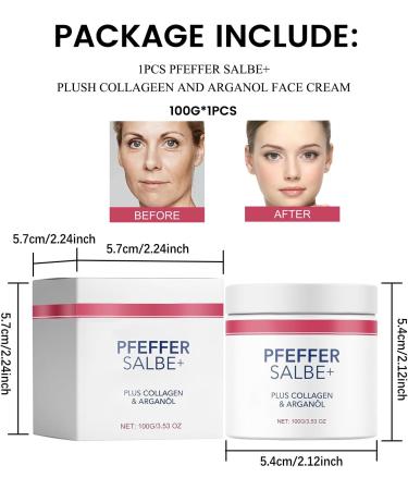 Mikabila Pfeffer Salbe Plus Collagens Face Cream Daily Hydrating Moisturizer Face Cream Pepper Ointment Cream Hydrating Moisturizer Moisturizing Cream For All Skin Types for Dry Skin Sensitive Skin - Buy Online on GoSupps.com