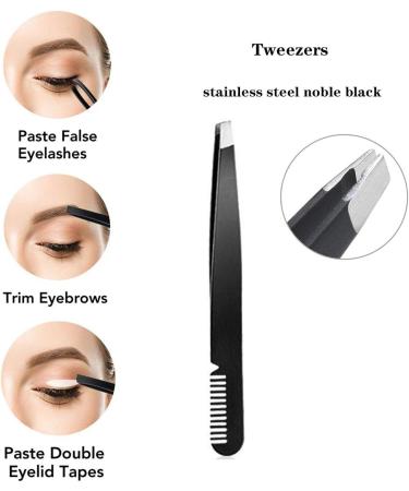 Eyebrow Razor Kit - 11 PCS Grooming Set for Women with Trimmer, Shaver, Brush, Scissors, Tweezers & Storage Bag - Buy Online on GoSupps.com