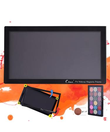 Coosei Magnetic Palette for Eyeshadow  Empty Acrylic Strong Protecting Waterproof Makeup Palette for Bathroom & Damp Scenes  Single Layer Portable Eyeshadow Palette with Magnetic Clear Window - Buy Online on GoSupps.com