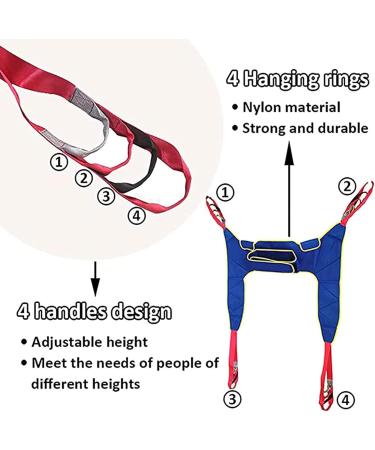 Patient Lifter Sling & Transfer Belt for Safe Stair Movement | Ideal for Bedridden & Disabled Individuals - Buy Online on GoSupps.com