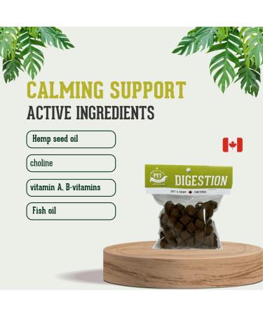 The Granville Island Pet Treatery Soft & Chewy Supplement Digestion Supplement for Dogs Perfect Hemp Based Supplement for Puppies & Senior Dogs Made in Canada Fish (For Digestion) - Buy Online on GoSupps.com