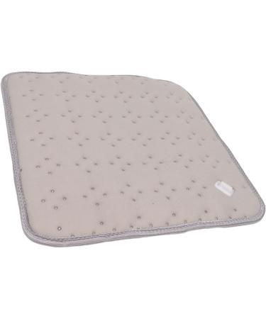 Skin-Friendly Electric Heated Chair Cushion - Promotes Circulation - Polyester Fiber - Grey - Buy Online on GoSupps.com