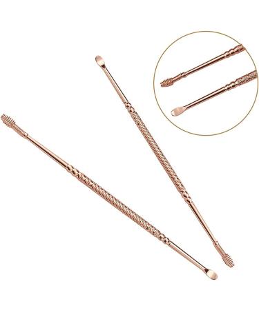 SSWERWEQ Ear wax removal tool Stainless Steel Ear Pick Wax Remover Curette Ear Scoop Spoon Portable Double-ended Spiral Design Earwax Clean Tool Health Care (Color : Rose Gold Size : 3pcs) 3pcs Rose Gold - Buy Online on GoSupps.com