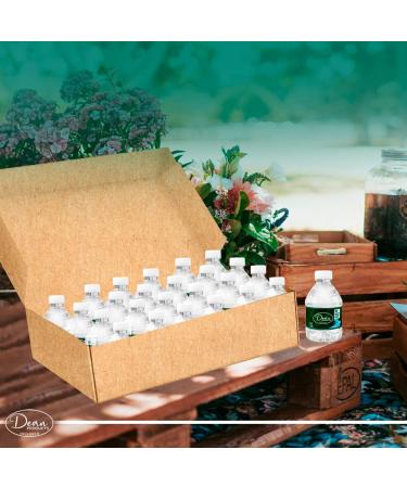 Dean Products Spring Water Bottles 24 Pack - Bottled Spring Water - Small 8 oz Mini Bottles - Bulk Pack - Buy Online on GoSupps.com